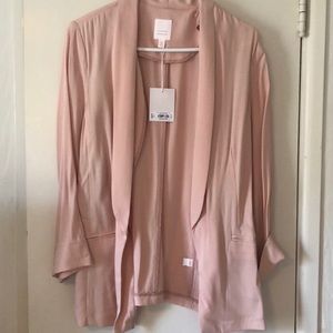 Lauren Conrad LC Light Pink Open Relaxed Blazer